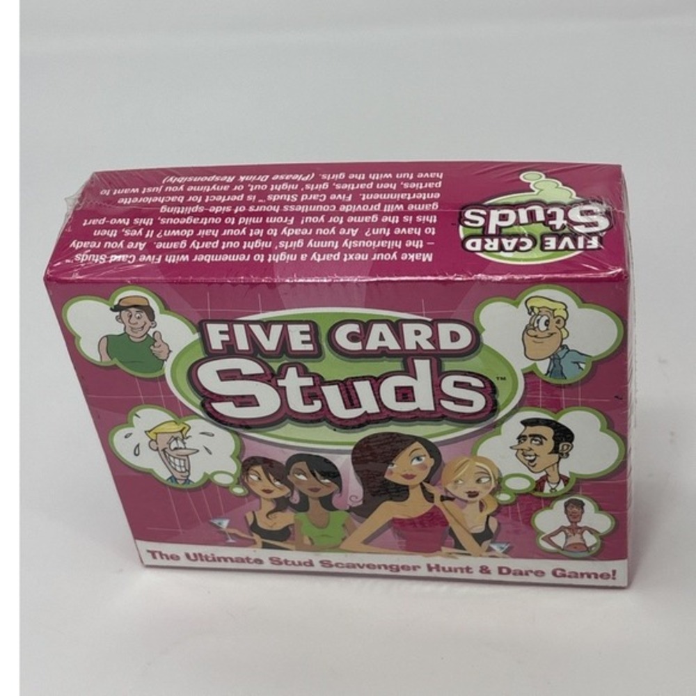 NEW‎ Five Card Studs Ultimate Scavenger Hunt  Dare Game 100 Cards ladies night